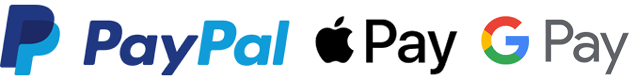 PayPal, Apple Pay, Google Pay